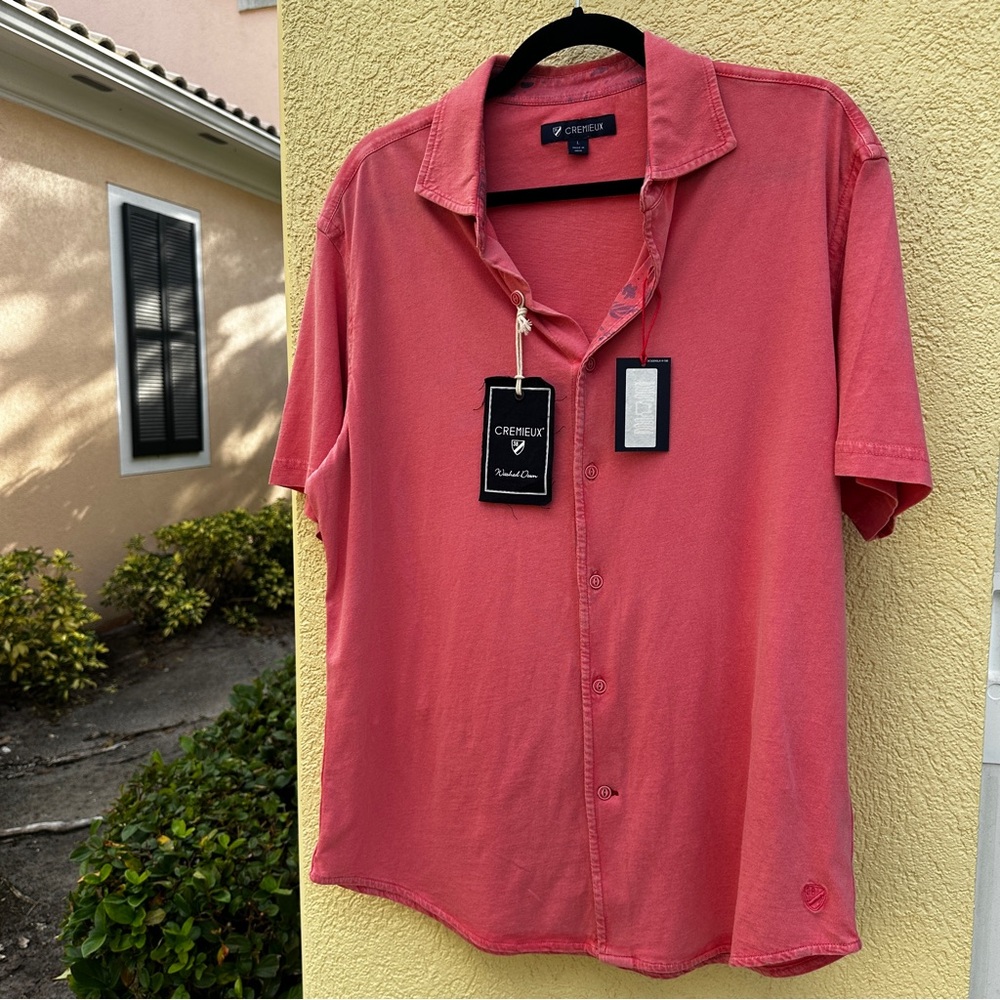 Daniel Cremieux Coral Casual Men’s Button Down Shirt